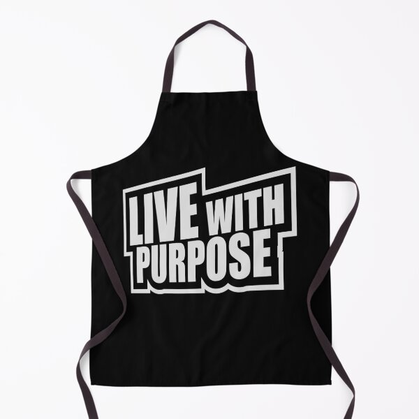 Item preview, Live With Purpose Bold Motivational Mindset Quote designed and sold by shirt-o-mat.