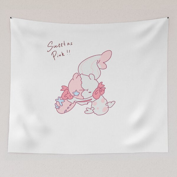 Item preview, Sweet As Pink Soft Aesthetic Plush designed and sold by PeaceTypo.