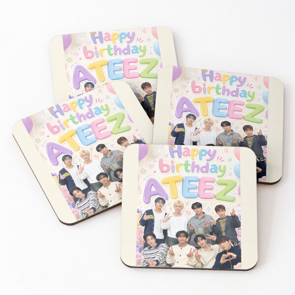 Item preview, Happy BIRTHDAY ATEEZ KPOP designed and sold by jaofnn.