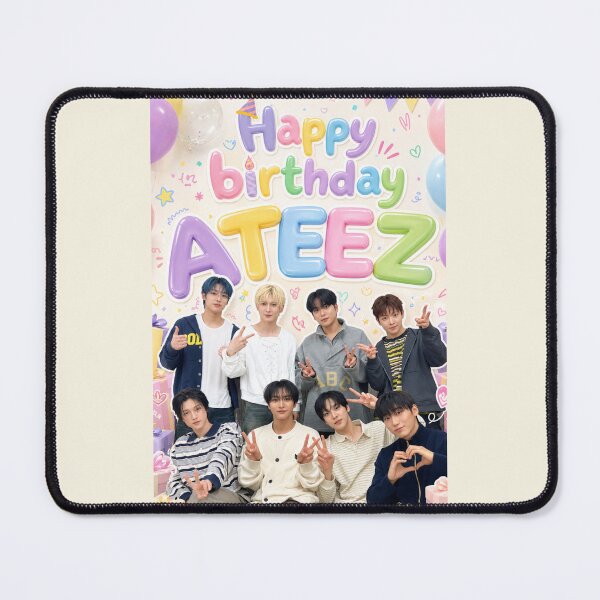 Item preview, Happy BIRTHDAY ATEEZ KPOP designed and sold by jaofnn.