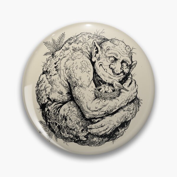 Item preview, Gentle Boulder Guardian Avian Sanctuary - Forest Troll designed and sold by bapupa.