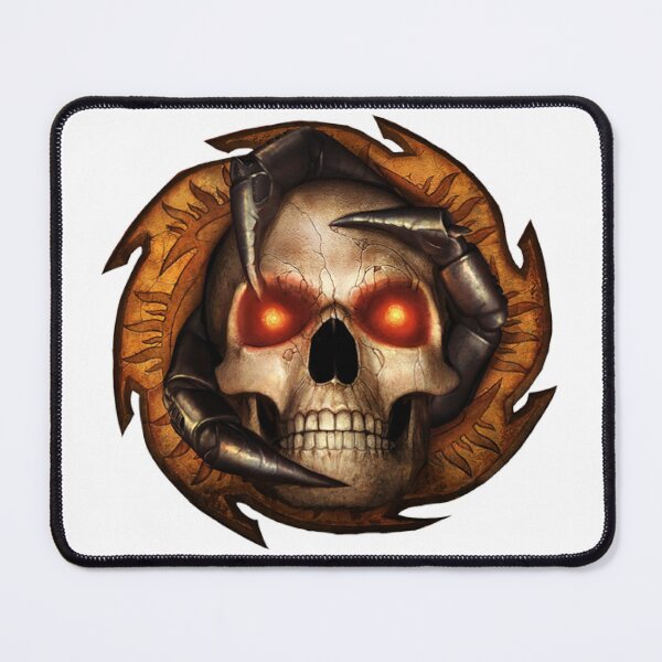 Item preview, Fierce Skull with Claws – Glowing Red Eyes Grunge Emblem designed and sold by RaresS.