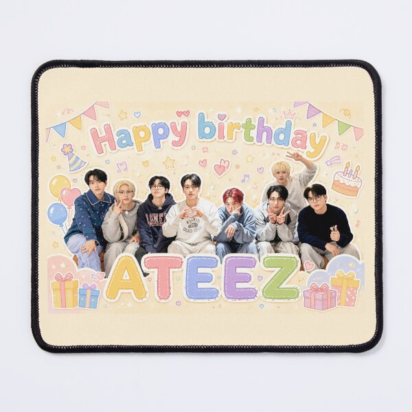 Item preview, Happy BIRTHDAY ATEEZ KPOP designed and sold by jaofnn.