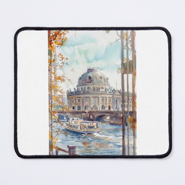 Item preview, Bode Museum Berlin Autumn Watercolor designed and sold by caracatita75.