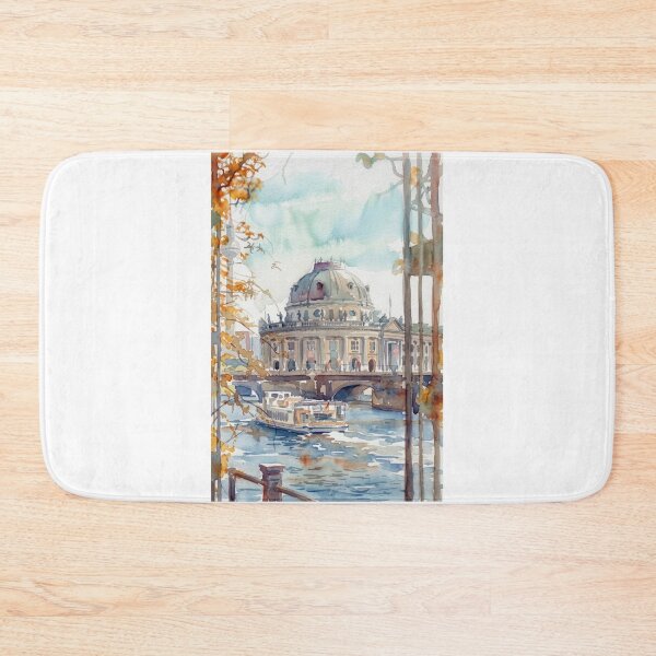 Item preview, Bode Museum Berlin Autumn Watercolor designed and sold by caracatita75.