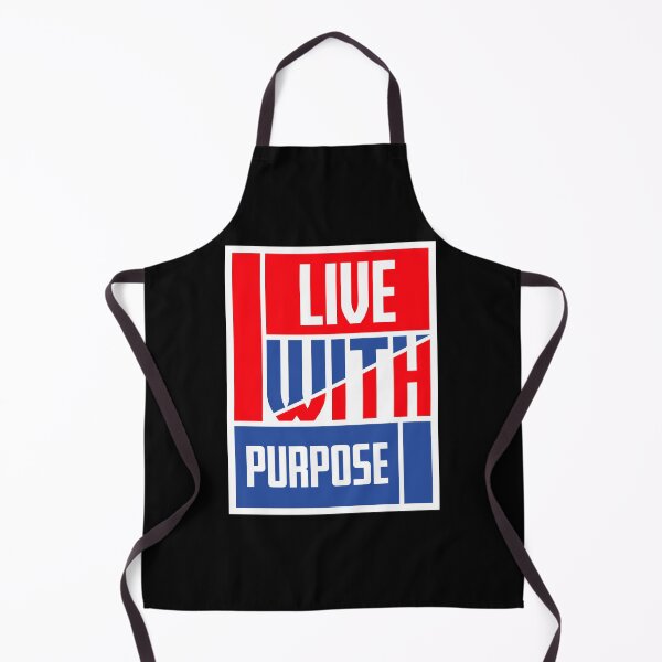 Item preview, Live With Purpose Bold Motivational Mindset Quote designed and sold by shirt-o-mat.