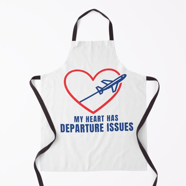 Item preview, Wanderlust, heart, airplane, departure problems designed and sold by Lyfeinsights.