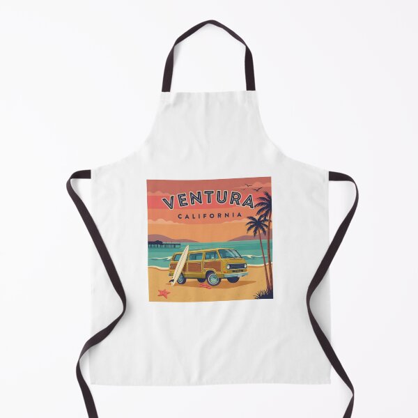 Item preview, Ventura California: Retro Surf Van designed and sold by CircinusStore.
