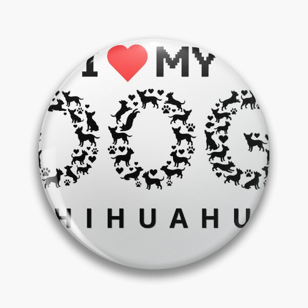 Item preview, Tshirt I love my chihuahua dog mom heart designed and sold by Nova.Line Creative Studio.