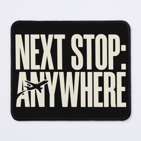 Item preview, Next Stop Anywhere Airplane Travel designed and sold by Ar0undTheW0rld.
