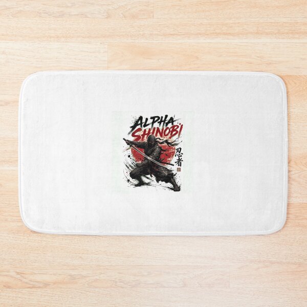 Item preview, Alpha Shinobi Japanese Ninja Warrior Art designed and sold by EKAMWORLD.