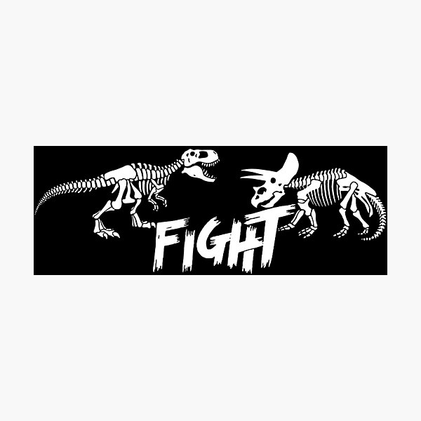 Item preview, Dinosaur vs. dinosaur (white) designed and sold by Lagueny.