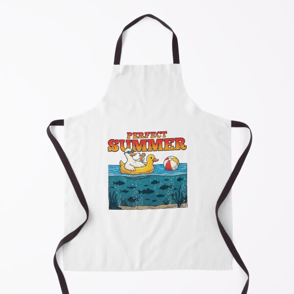 Item preview, Perfect Summer Duck Horror Movie Parody Funny Retro Beach designed and sold by AdyKurniawan.