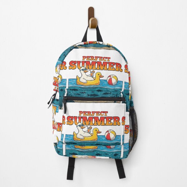 Item preview, Perfect Summer Duck Horror Movie Parody Funny Retro Beach designed and sold by AdyKurniawan.