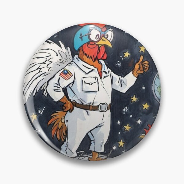 Item preview, Astronaut rooster designed and sold by ZeusGallery.
