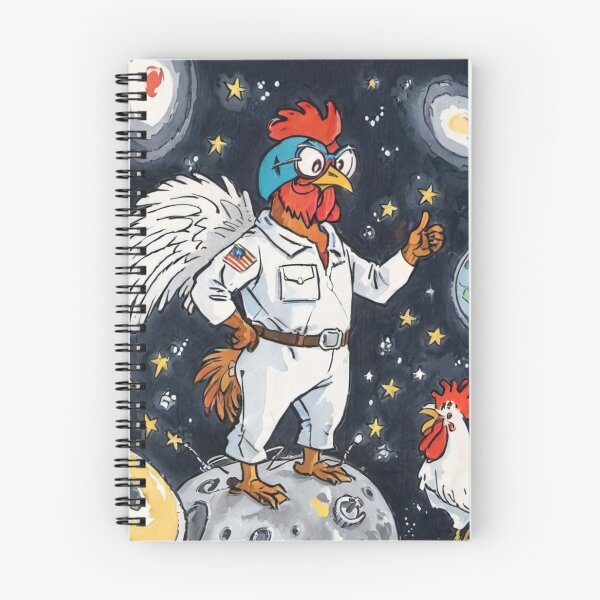 Item preview, Astronaut rooster designed and sold by ZeusGallery.