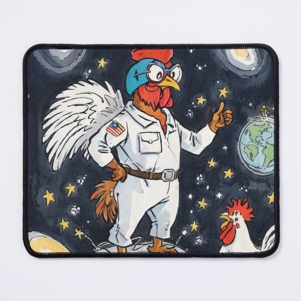 Item preview, Astronaut rooster designed and sold by ZeusGallery.