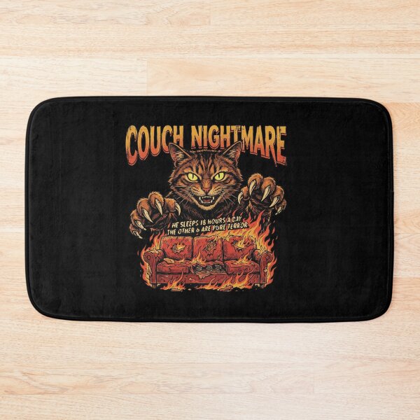 Item preview, Couch Nightmare Funny Evil Cat Horror Vintage Graphic designed and sold by AdyKurniawan.