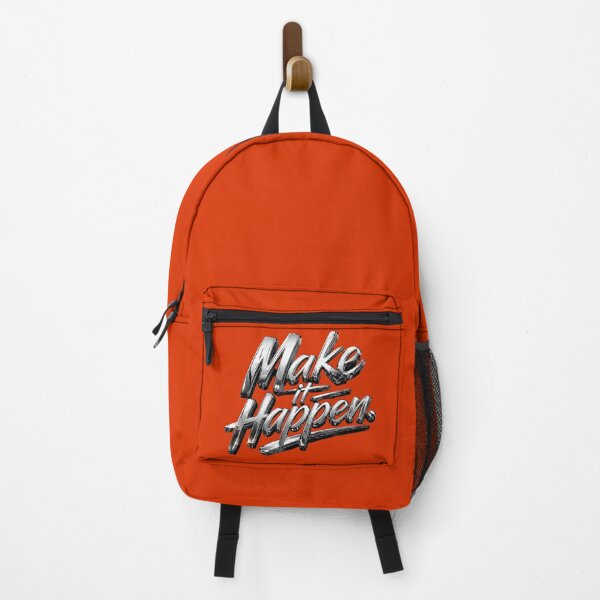 Item preview, Make It Happen - 3D Chrome Metallic Motivational Sticker designed and sold by Scro-Ciob-Shop.
