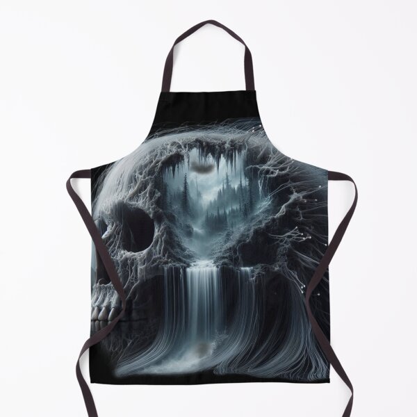 Item preview, Spectral Waterfall – Ethereal Skull Forest designed and sold by LujziWorld.