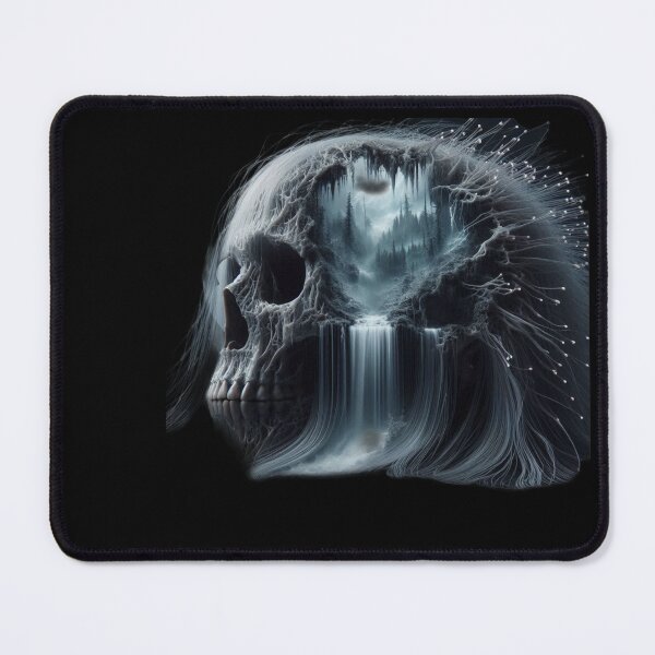 Item preview, Spectral Waterfall – Ethereal Skull Forest designed and sold by LujziWorld.