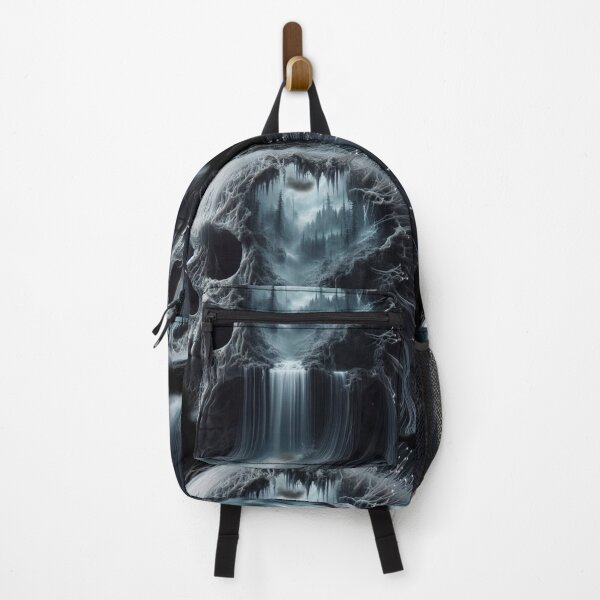 Item preview, Spectral Waterfall – Ethereal Skull Forest designed and sold by LujziWorld.