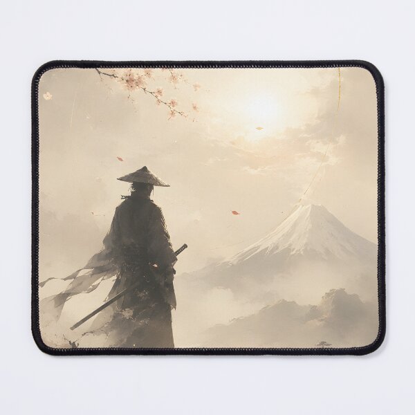 Item preview, Samurai Poster, Shadow of the Last Samurai Japanese Wall Art designed and sold by Yuzan-japan-art.
