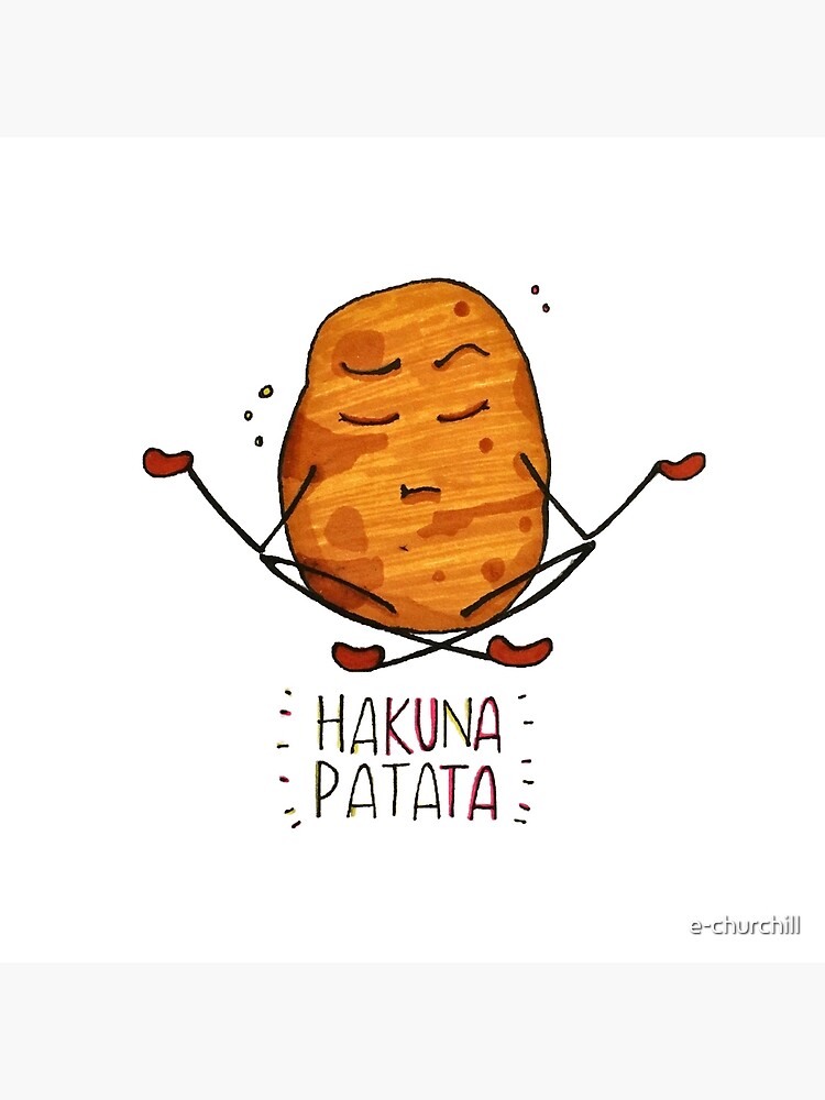 Emotional Support Potato #3 Art Board Print by a-lazybee