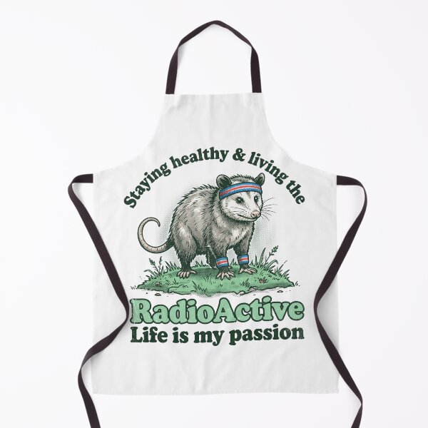 Item preview, Funny Opossum Workout Radioactive Life Retro Fitness designed and sold by AdyKurniawan.