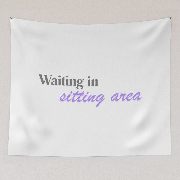 Item preview, Waiting in sitting area designed and sold by ArtistTejal.