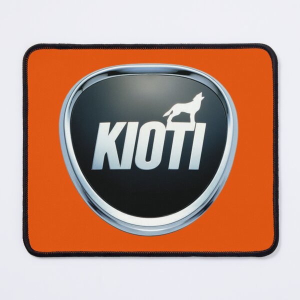 Item preview, Kioti Tractor Emblem Wolf Howling Chrome Badge designed and sold by vincenttamelas.