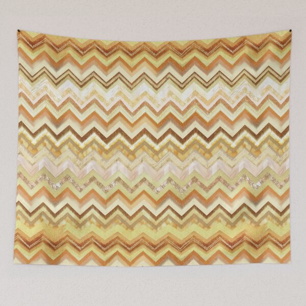Item preview, Retro Chevron Pattern in Autumn Tones designed and sold by imaniko.