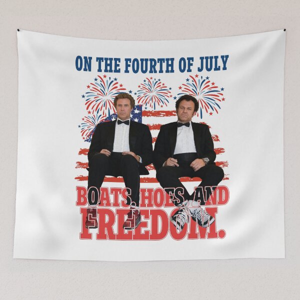 Item preview, On The Fourth Of July Boats Hoes And Freedom Funny Patriotic  designed and sold by Harmontal.