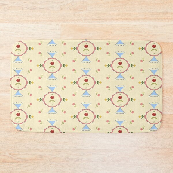 Item preview, Candy Wrapper Floral Bow Tile — Blue Lemon Studio Original Illustration designed and sold by BluelemonStudio.