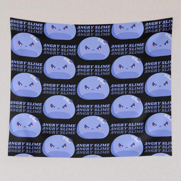 Item preview, Angry Slime - Blue Slime designed and sold by bogdavins.
