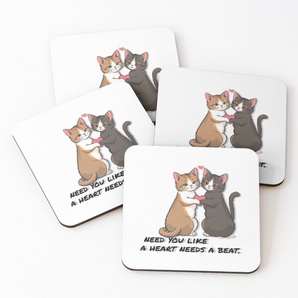 Item preview, You and Me Pixel Cats designed and sold by HealingTechCats.