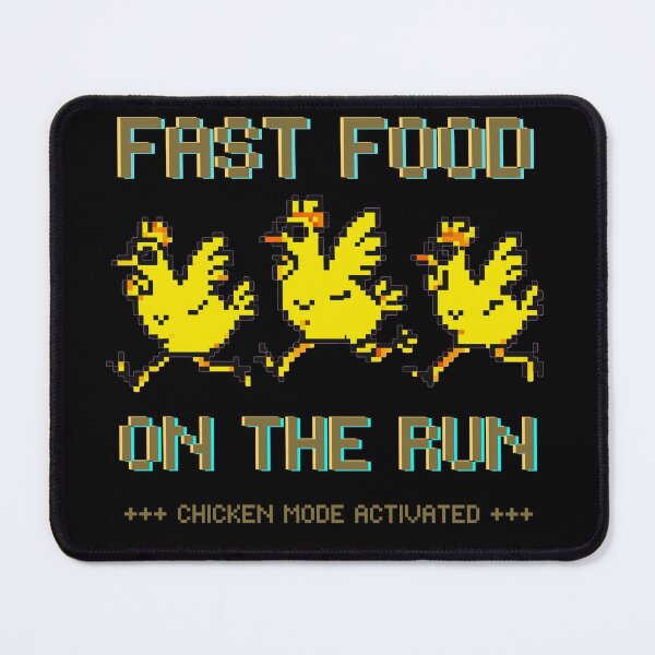 Item preview, Chicken Mode Activated Pixel Art T-Shirt - Funny Retro Gaming Fast Food Pun Tee designed and sold by DreamersDNArt.