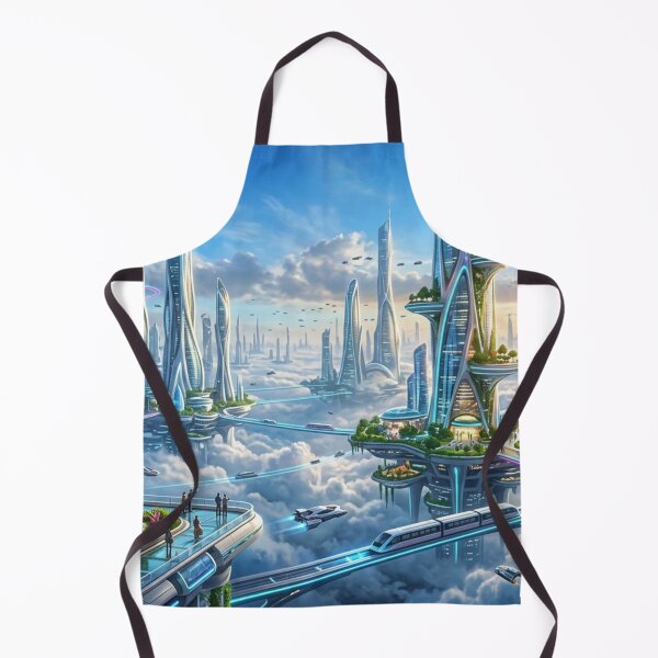 Item preview, Floating future above the clouds designed and sold by Sigtrix.