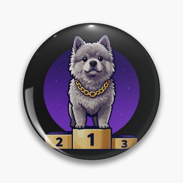 Item preview, Pumi Dog With Gold Chain On Winner Podium designed and sold by Aneta-Design.