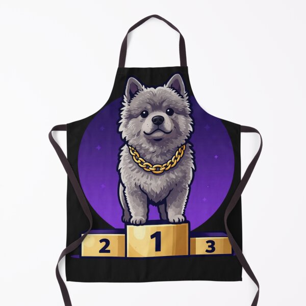 Item preview, Pumi Dog With Gold Chain On Winner Podium designed and sold by Aneta-Design.