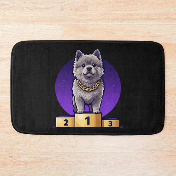 Item preview, Pumi Dog With Gold Chain On Winner Podium designed and sold by Aneta-Design.