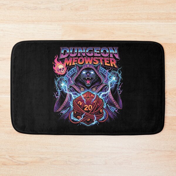Item preview, Dungeon Meowster Funny Cat Wizard Tabletop RPG D20 Dice designed and sold by AdyKurniawan.