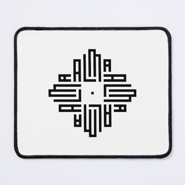 Item preview, ALMA | Black | Modern Geometric Kufi Calligraphy | From Name to Art designed and sold by FOR YOUR NAME.