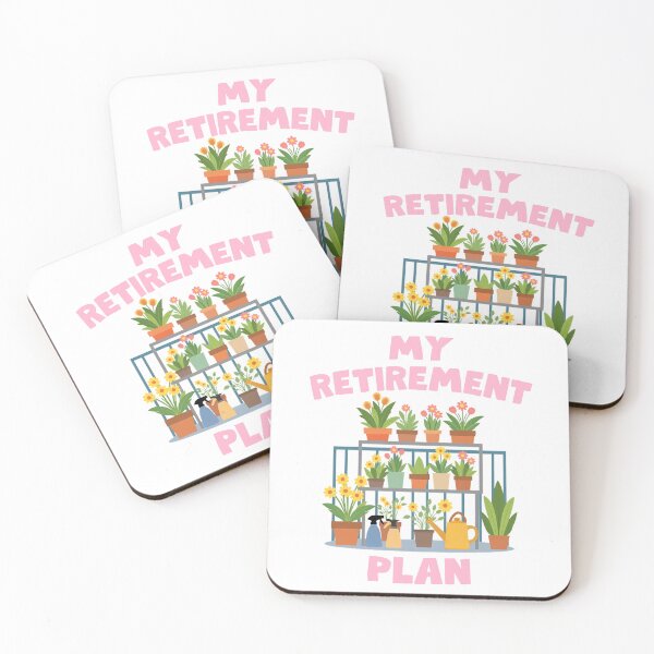 Item preview, Flower My Retirement Plan Women Gifts designed and sold by thebest-2studio.