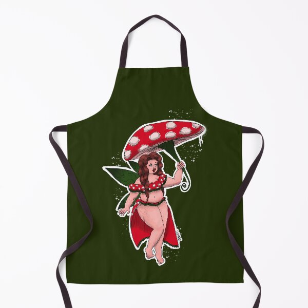 Item preview, Mushroom Fairy with Toadstool Umbrella designed and sold by TheMossAndMermaid.