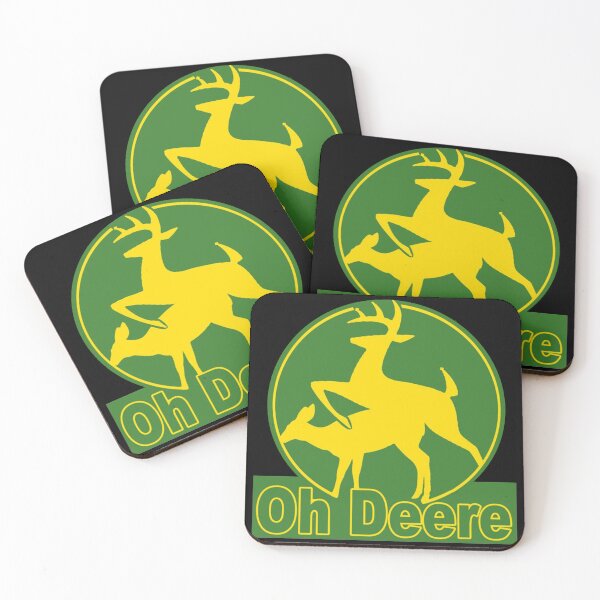 Item preview, Funny Oh Deere Parody Deer Mating Logo designed and sold by vincenttamelas.