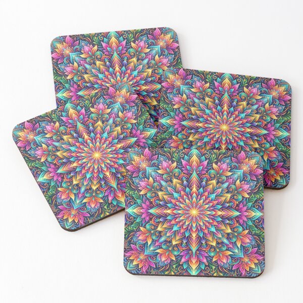 Item preview, Luminous floral symmetry designed and sold by Sigtrix.