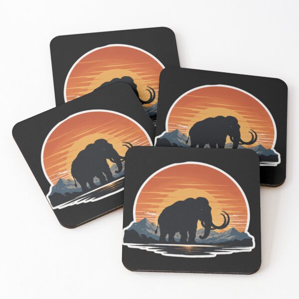 Item preview, Woolly Mammoth and prehistoric wildlife art designed and sold by DamioPolArt.