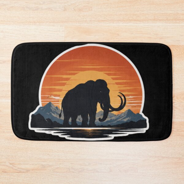 Item preview, Woolly Mammoth and prehistoric wildlife art designed and sold by DamioPolArt.