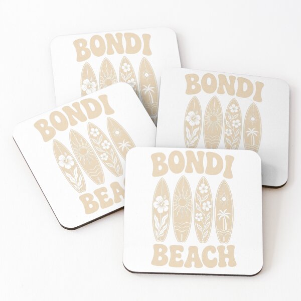 Item preview, Bondi Beach Surfboard Floral Retro Design designed and sold by SLGA-Designs.